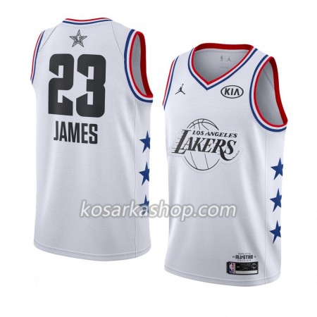 Dres Los Angeles Lakers LeBron James 23 2019 All-Star Jordan Brand Bijela Swingman